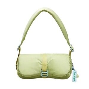 NWT! Coachtopia Alter Ego Puffy Hobo Bag Lime Green Recycled Shoulder Bag Edgy